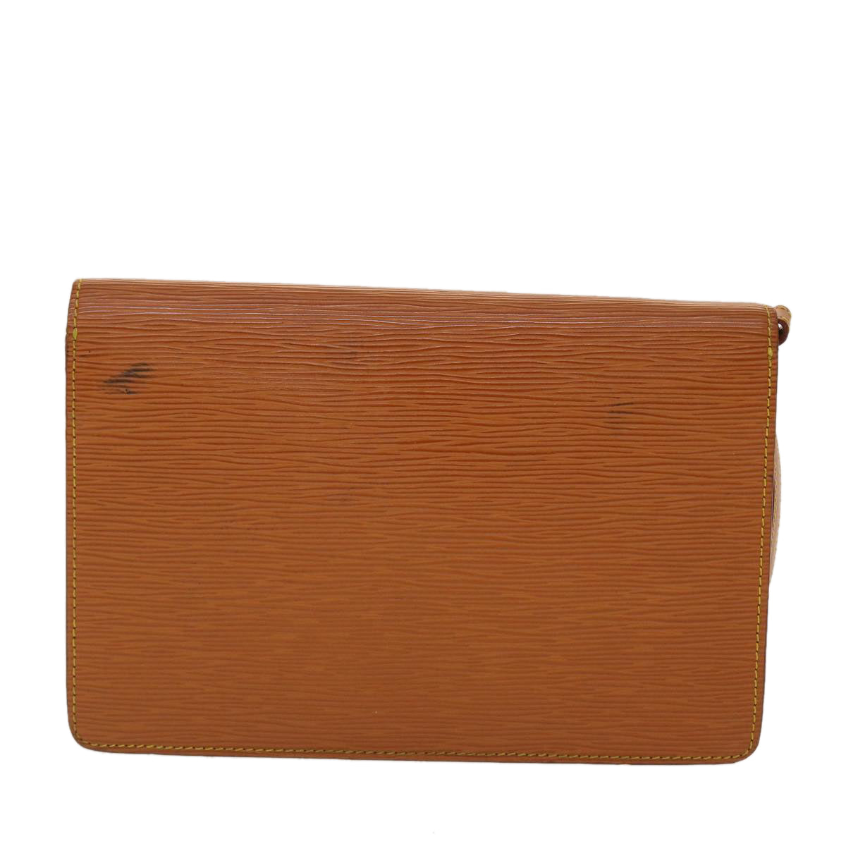 LOUIS VUITTON Epi Serie Dragonne Hand Bag Brown M52618 LV 45374