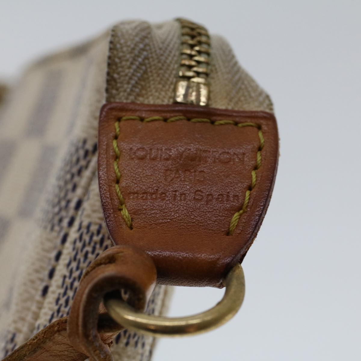 LOUIS VUITTON Damier Azur Pochette Accessoires Pouch N51986 LV 45376