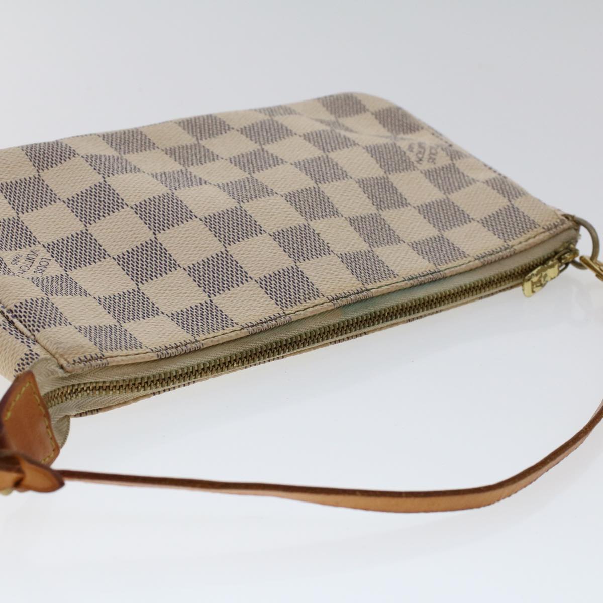 LOUIS VUITTON Damier Azur Pochette Accessoires Pouch N51986 LV 45376