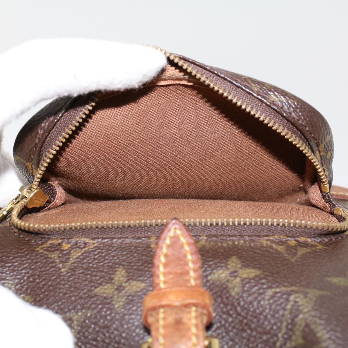 LOUIS VUITTON Monogram Montsouris PM Backpack M51137 LV 45377