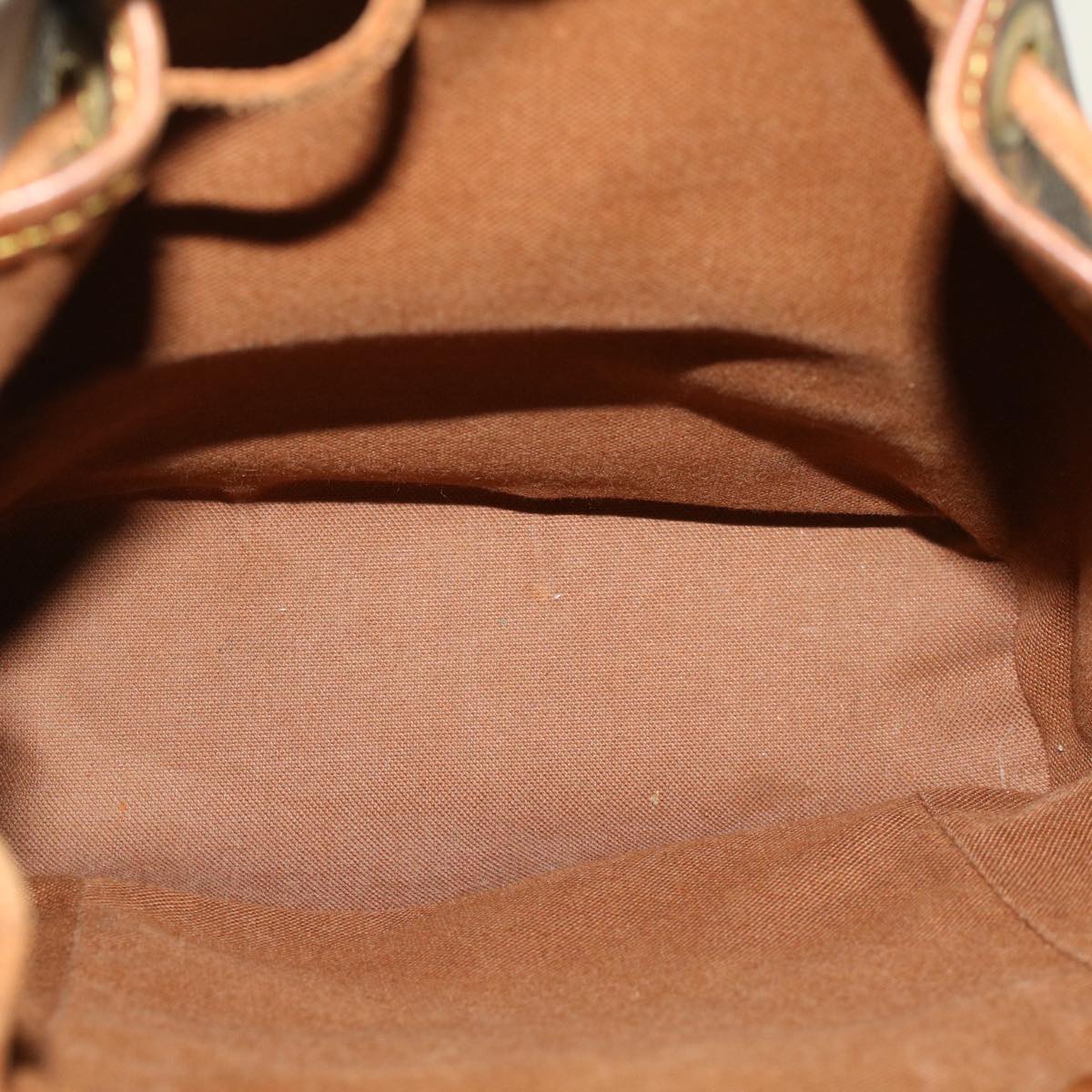 LOUIS VUITTON Monogram Montsouris PM Backpack M51137 LV 45377
