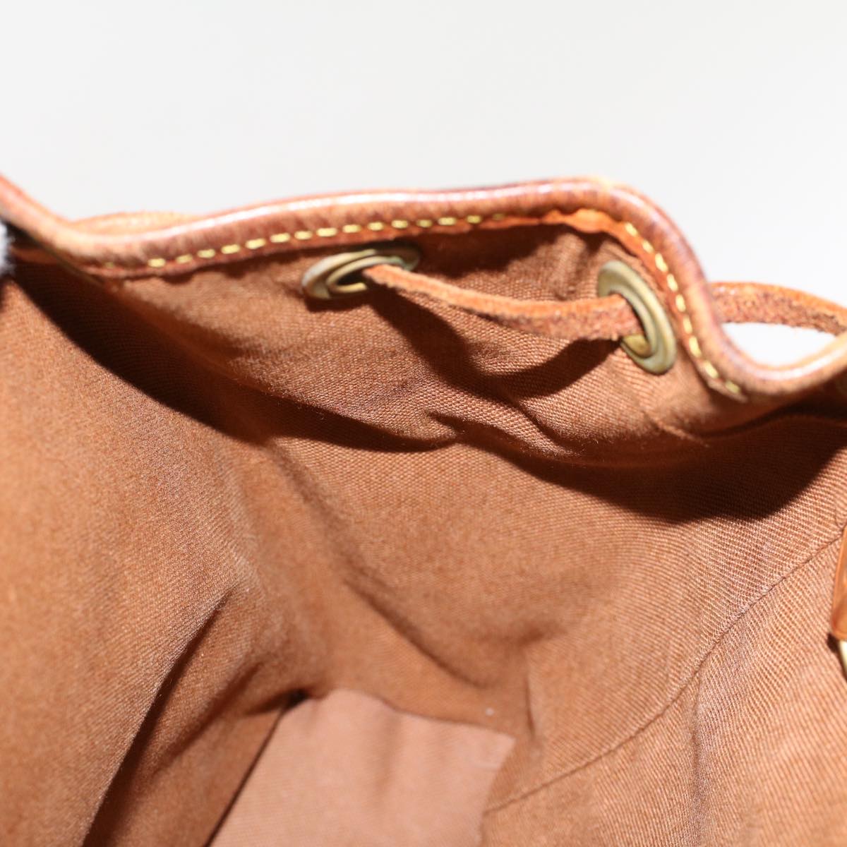 LOUIS VUITTON Monogram Montsouris PM Backpack M51137 LV 45377