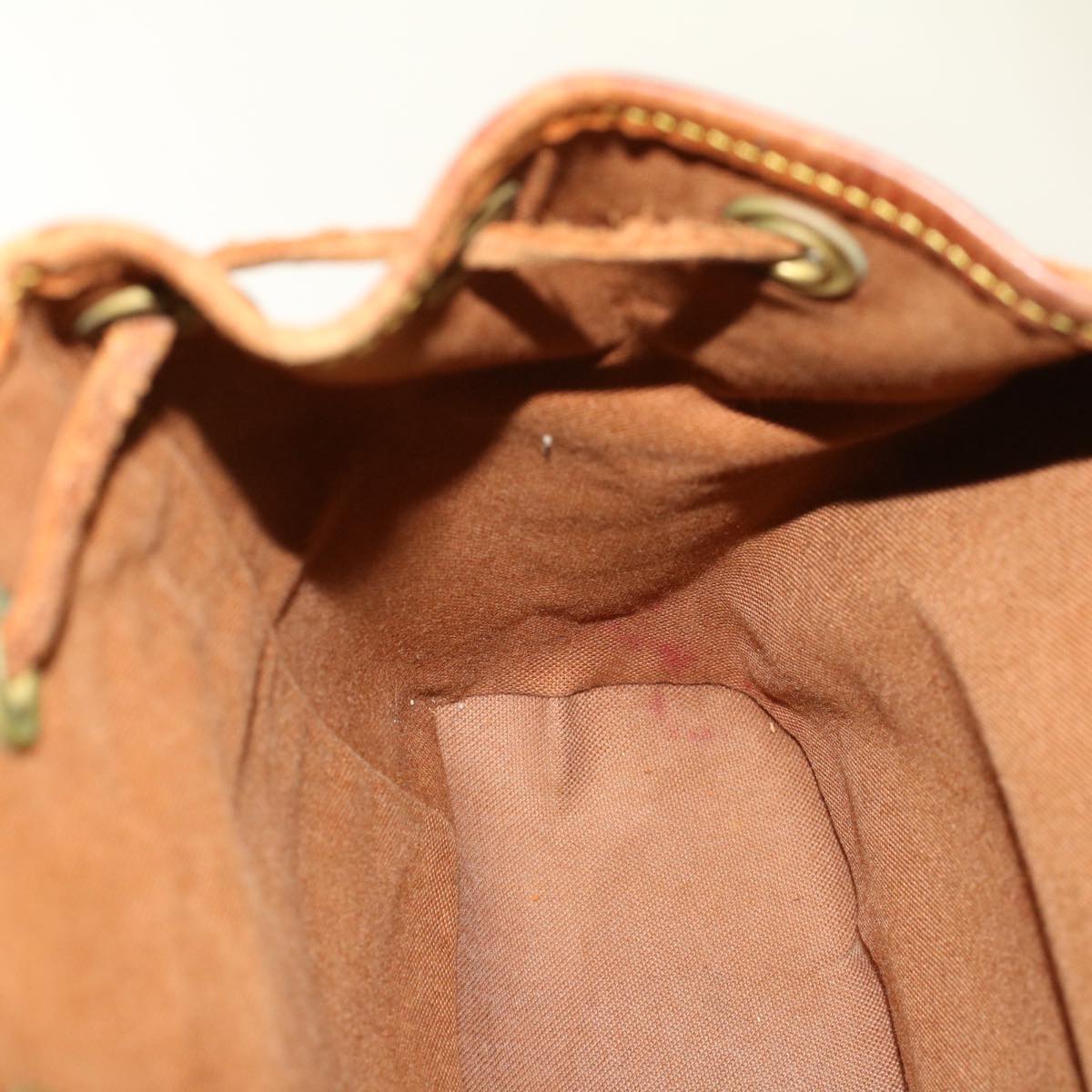 LOUIS VUITTON Monogram Montsouris PM Backpack M51137 LV 45377
