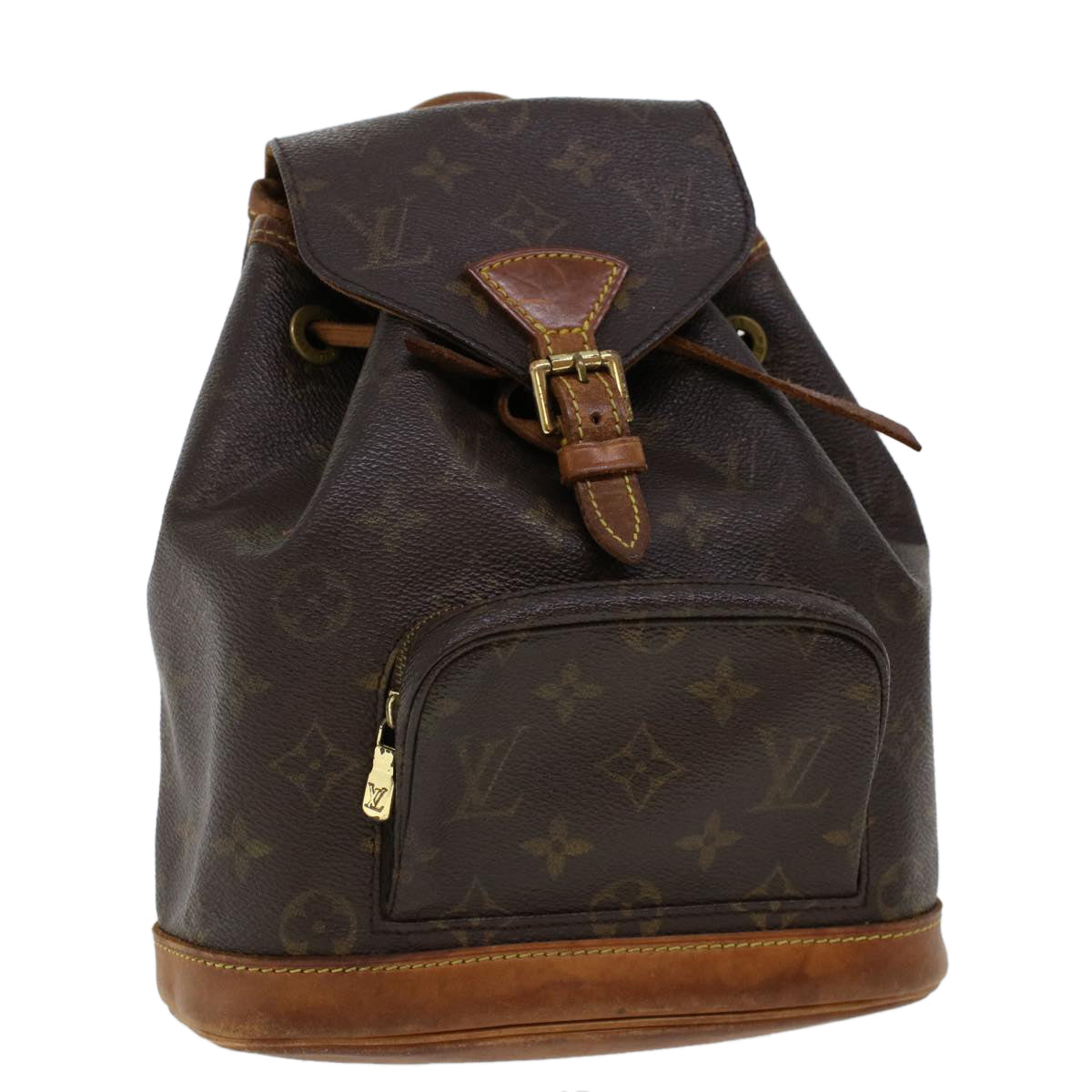 LOUIS VUITTON Monogram Montsouris PM Backpack M51137 LV 45377