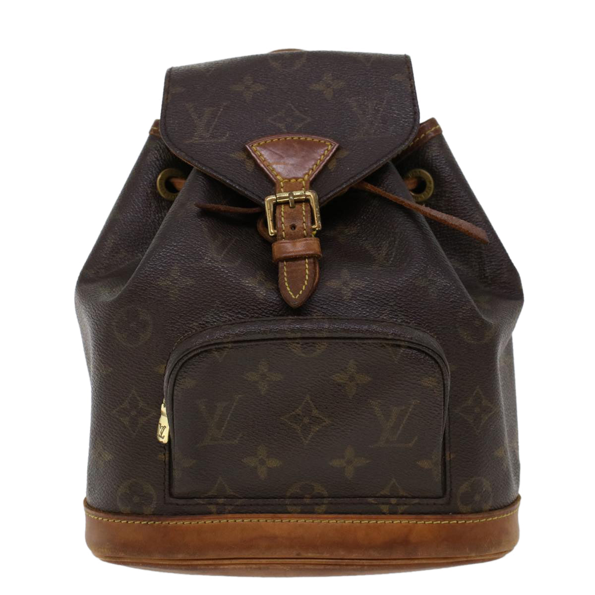 LOUIS VUITTON Monogram Montsouris PM Backpack M51137 LV 45377
