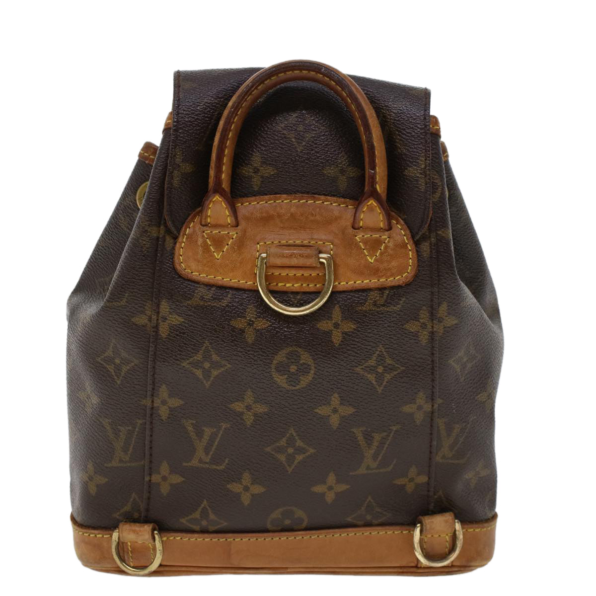 LOUIS VUITTON Monogram Montsouris PM Backpack M51137 LV 45377