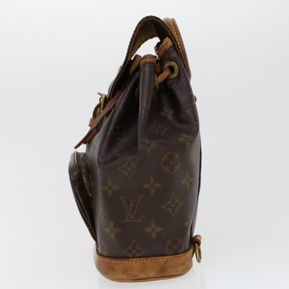 LOUIS VUITTON Monogram Montsouris PM Backpack M51137 LV 45377