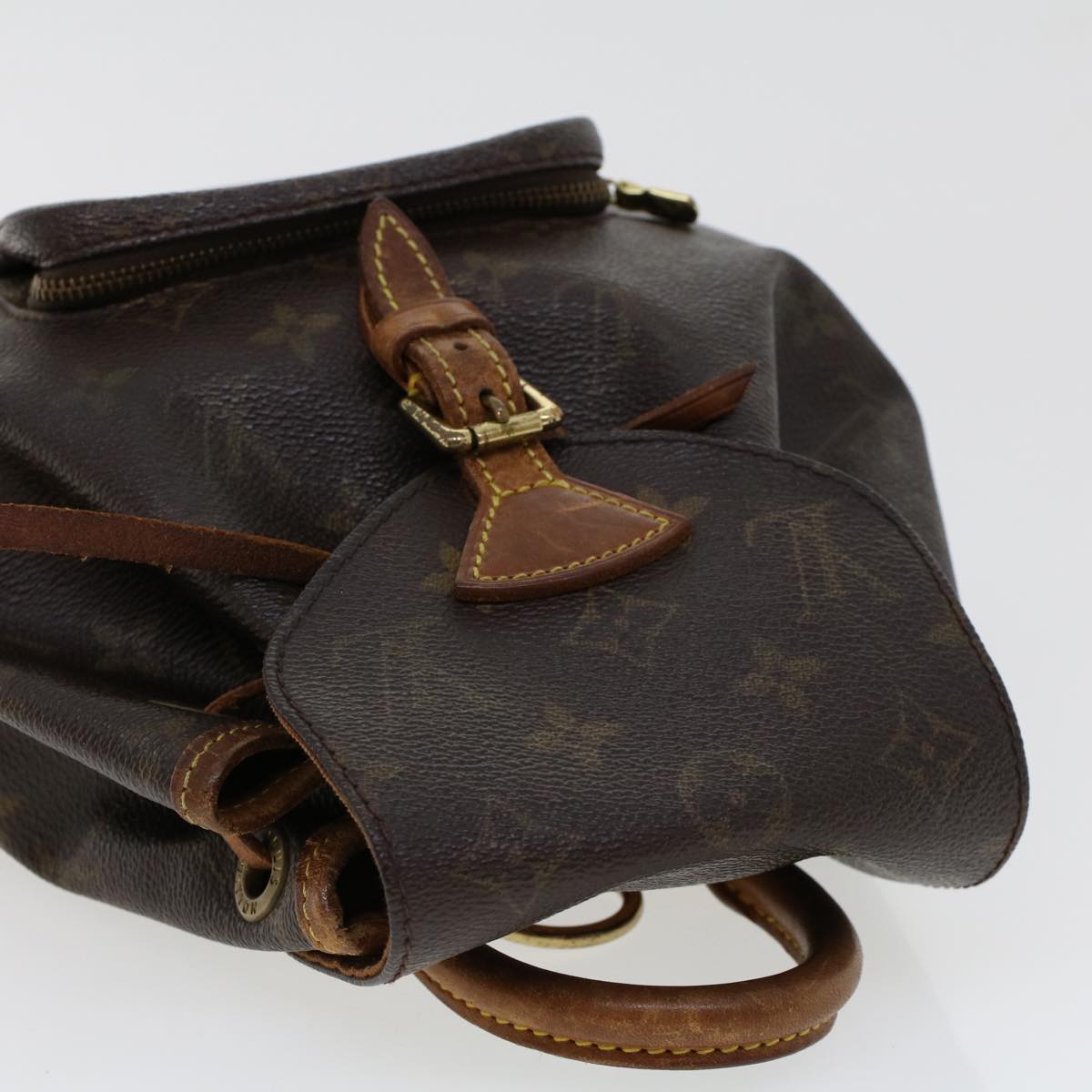 LOUIS VUITTON Monogram Montsouris PM Backpack M51137 LV 45377