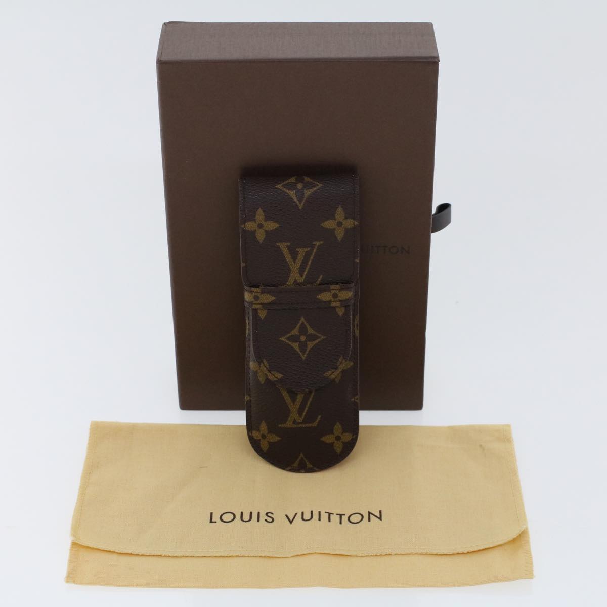 LOUIS VUITTON Monogram Etui Lunette Rabat Glasses Case M62970 LV 45380