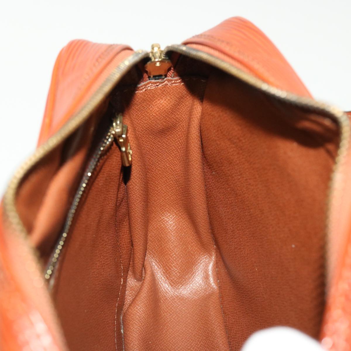 LOUIS VUITTON Epi Trocadero 23 Shoulder Bag Brown M52313 LV 45381