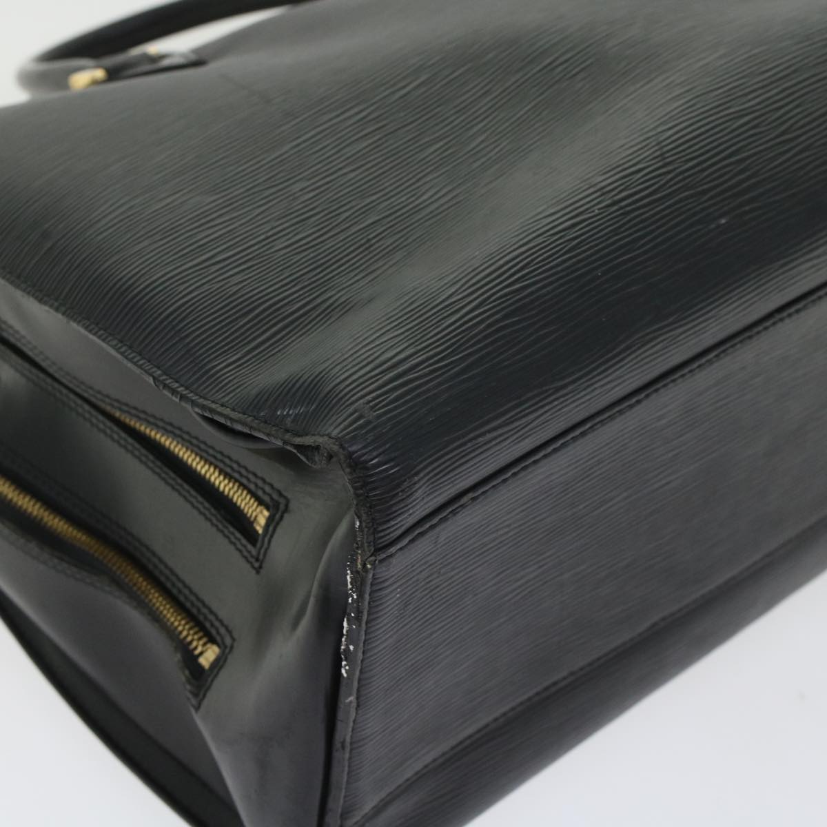 LOUIS VUITTON Epi Sorbonne Business Bag Black M54512 LV 45386