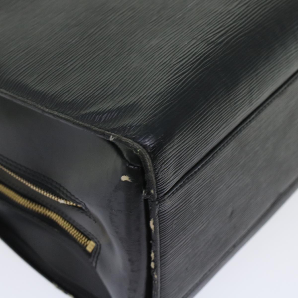 LOUIS VUITTON Epi Sorbonne Business Bag Black M54512 LV 45386