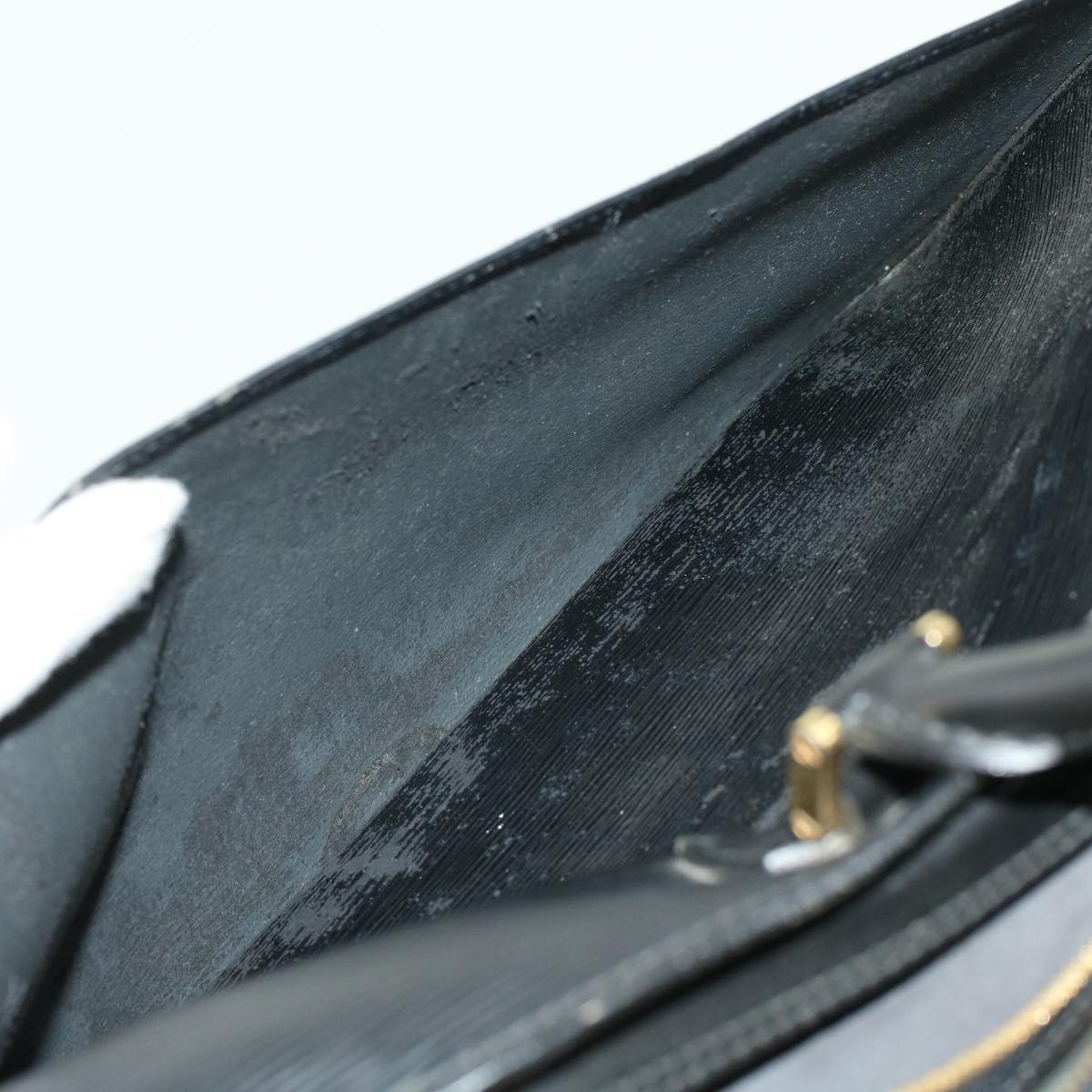 LOUIS VUITTON Epi Sorbonne Business Bag Black M54512 LV 45386