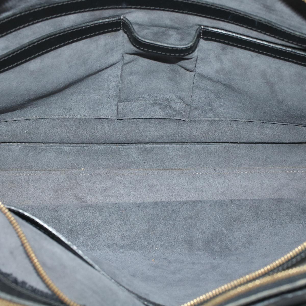 LOUIS VUITTON Epi Sorbonne Business Bag Black M54512 LV 45386