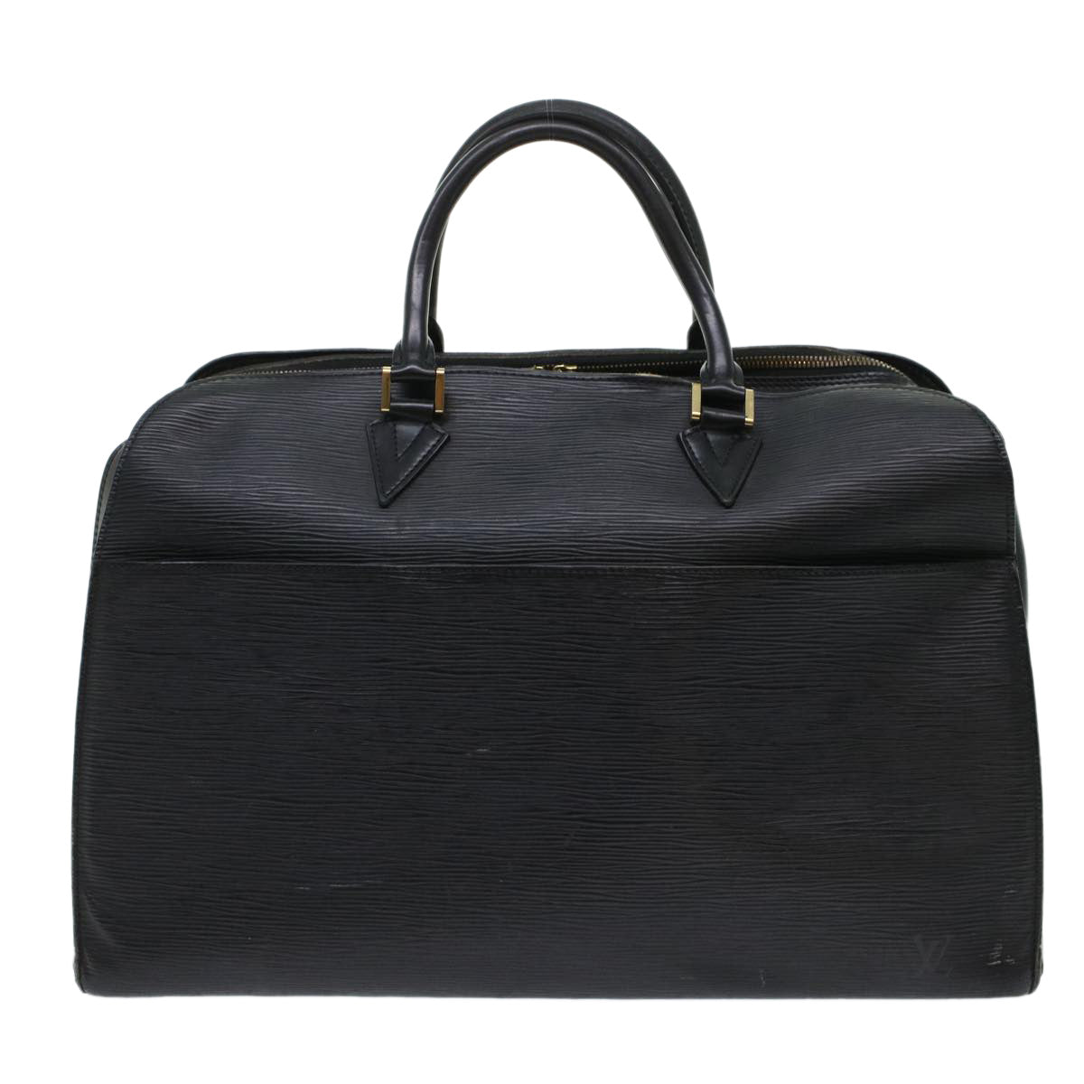 LOUIS VUITTON Epi Sorbonne Business Bag Black M54512 LV 45386