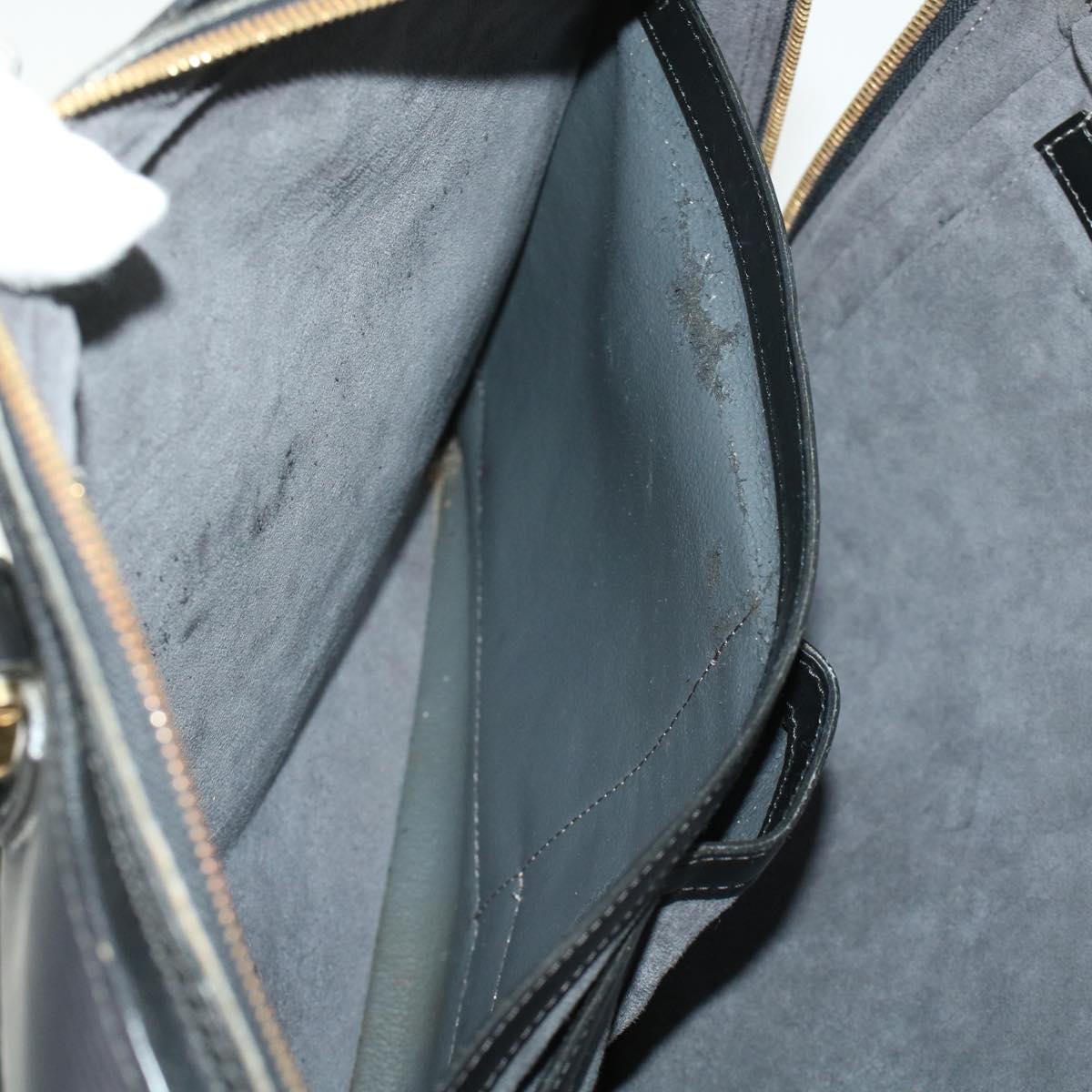LOUIS VUITTON Epi Sorbonne Business Bag Black M54512 LV 45386