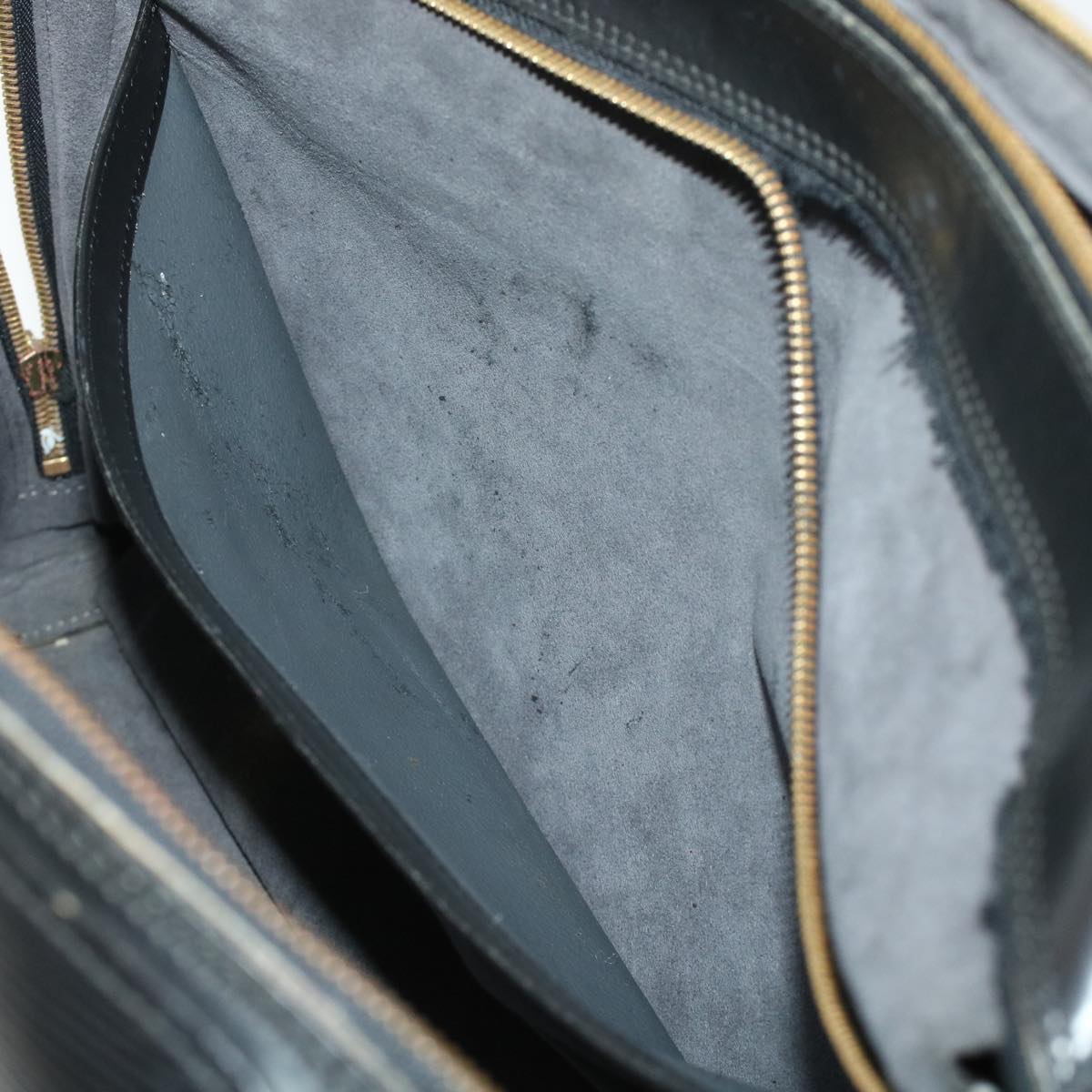 LOUIS VUITTON Epi Sorbonne Business Bag Black M54512 LV 45386