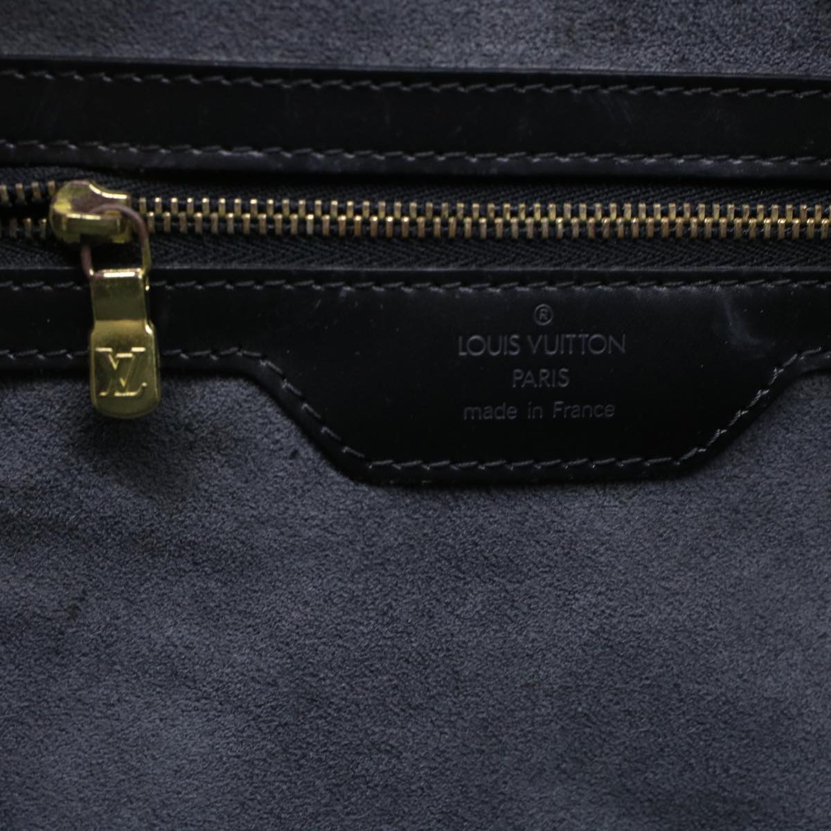 LOUIS VUITTON Epi Sorbonne Business Bag Black M54512 LV 45386
