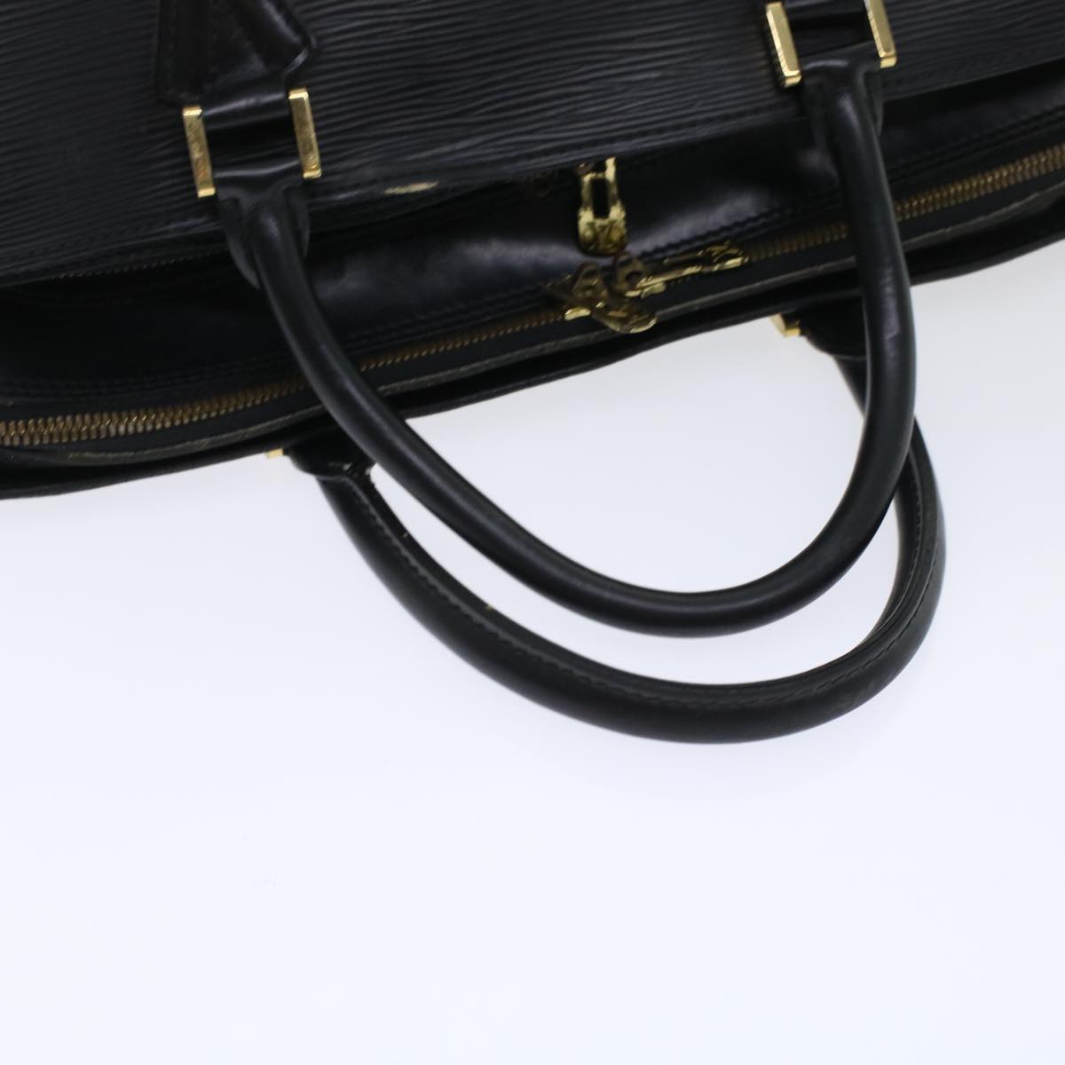 LOUIS VUITTON Epi Sorbonne Business Bag Black M54512 LV 45386