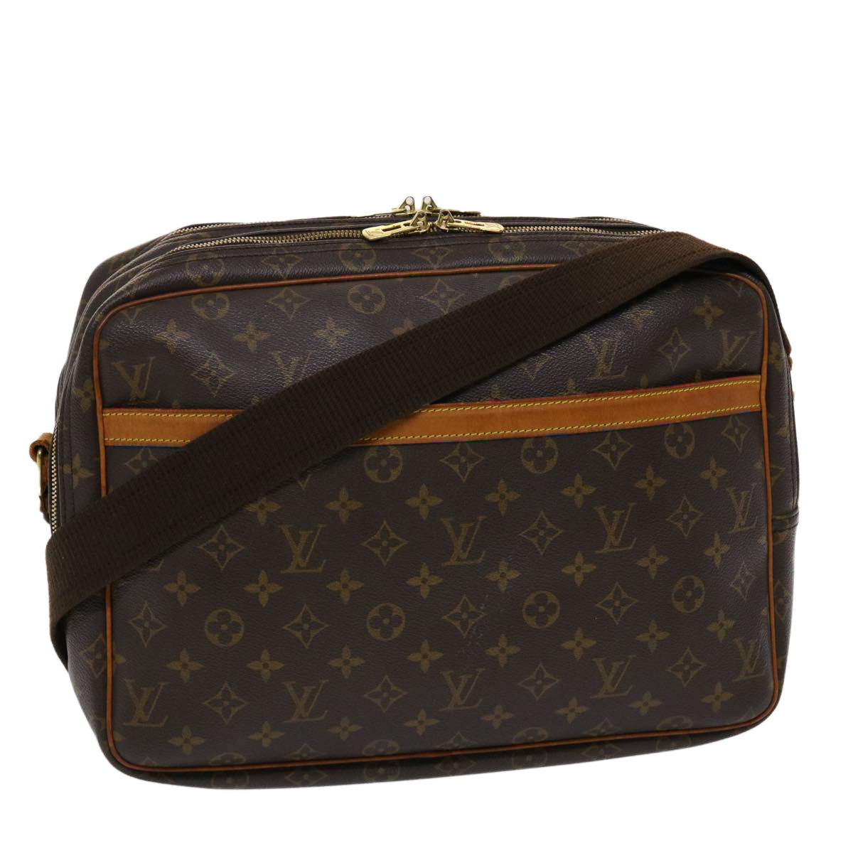 LOUIS VUITTON Monogram Reporter GM Shoulder Bag M45252 LV 45392