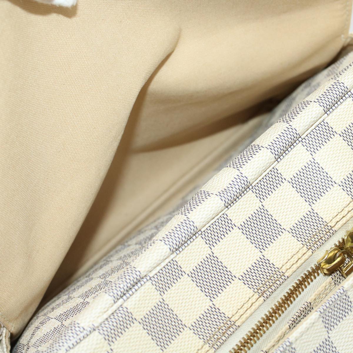 LOUIS VUITTON Damier Azur Naviglio Shoulder Bag N51189 LV 45403
