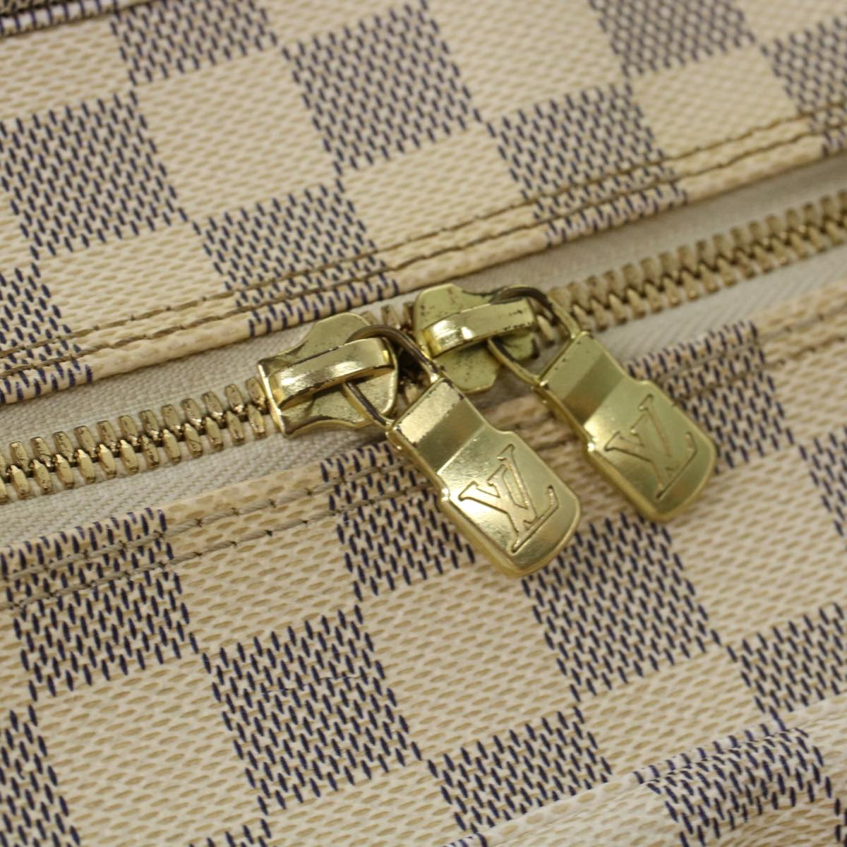 LOUIS VUITTON Damier Azur Naviglio Shoulder Bag N51189 LV 45403