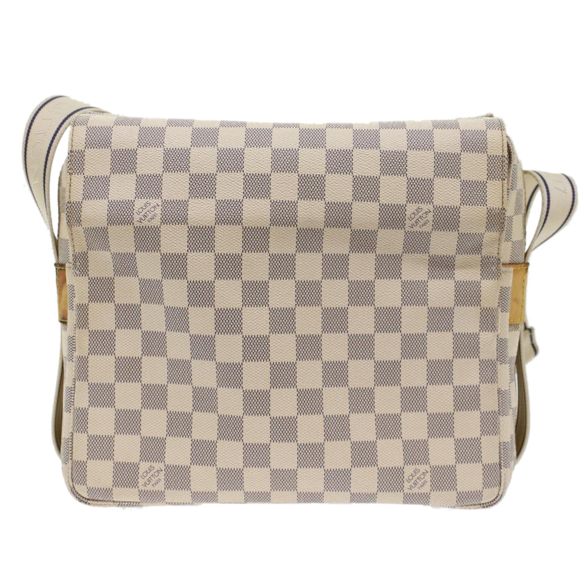 LOUIS VUITTON Damier Azur Naviglio Shoulder Bag N51189 LV 45403