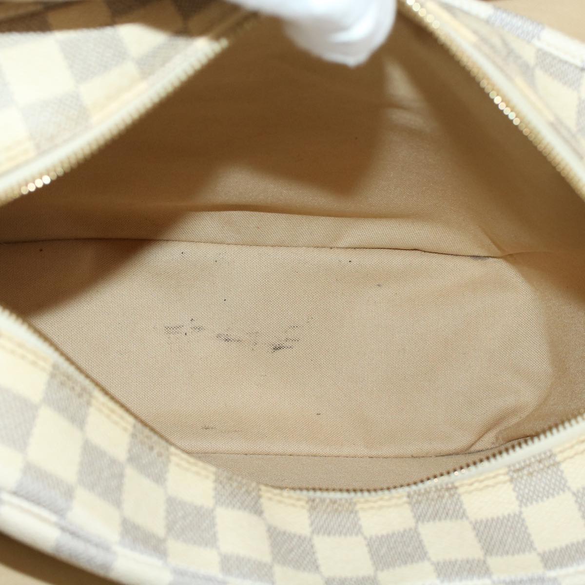 LOUIS VUITTON Damier Azur Naviglio Shoulder Bag N51189 LV 45403