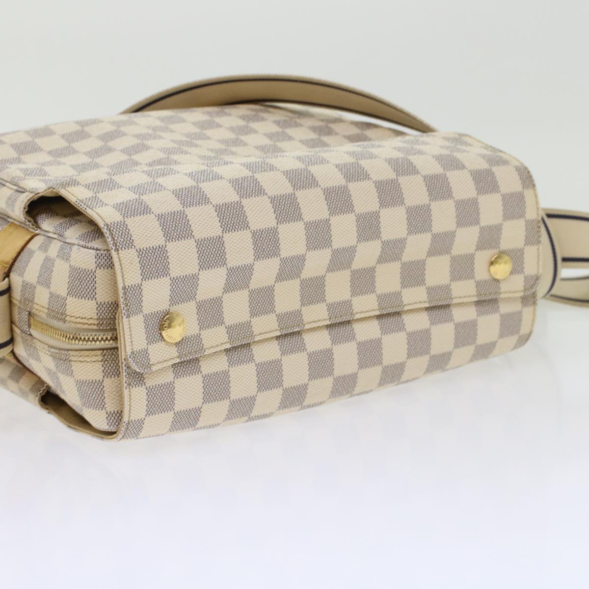 LOUIS VUITTON Damier Azur Naviglio Shoulder Bag N51189 LV 45403