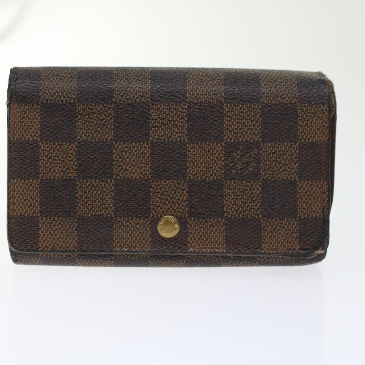 LOUIS VUITTON Damier Ebene Wallet 3Set LV 45406