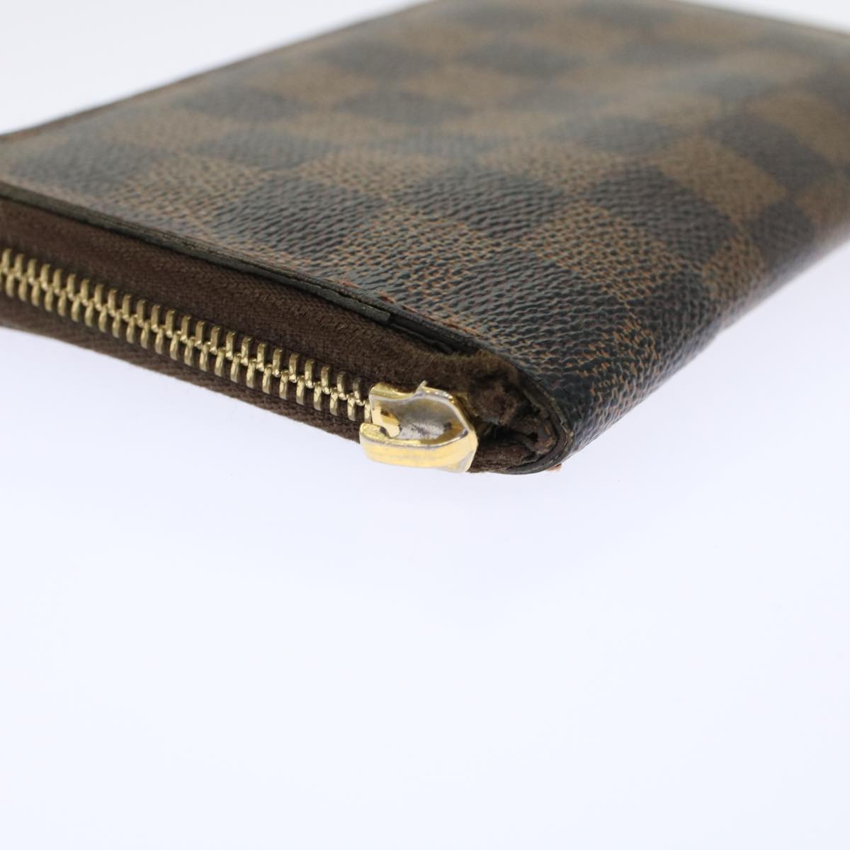 LOUIS VUITTON Damier Ebene Wallet 3Set LV 45406
