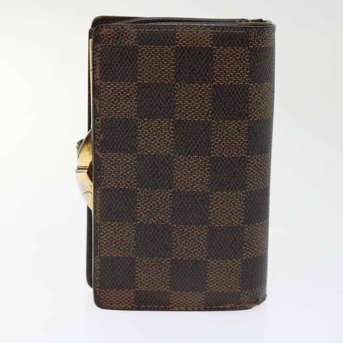 LOUIS VUITTON Damier Ebene Wallet 3Set LV 45406