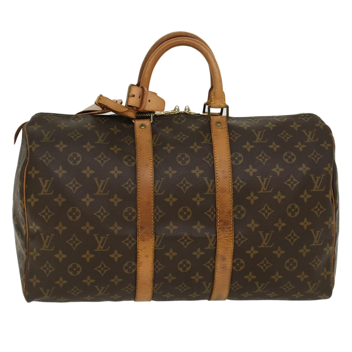 LOUIS VUITTON Monogram Keepall 45 Boston Bag M41428 LV 45407