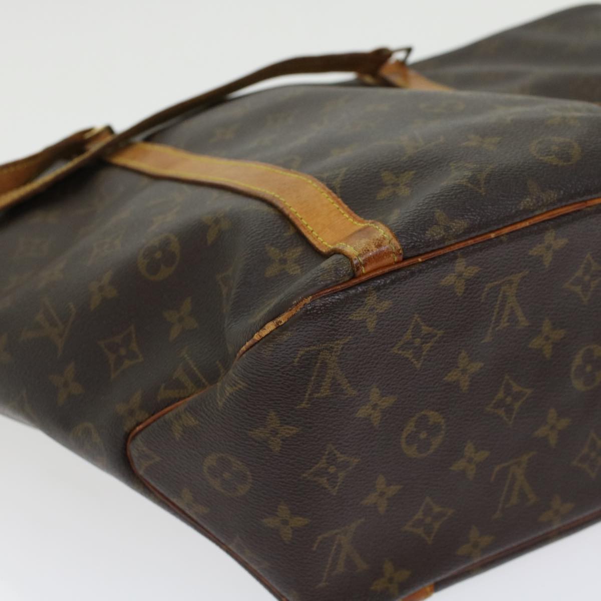 LOUIS VUITTON Monogram Sac Shopping Tote Bag M51108 LV 45411