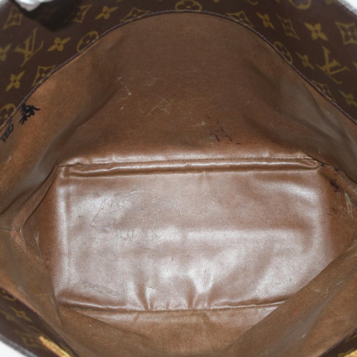LOUIS VUITTON Monogram Sac Shopping Tote Bag M51108 LV 45411