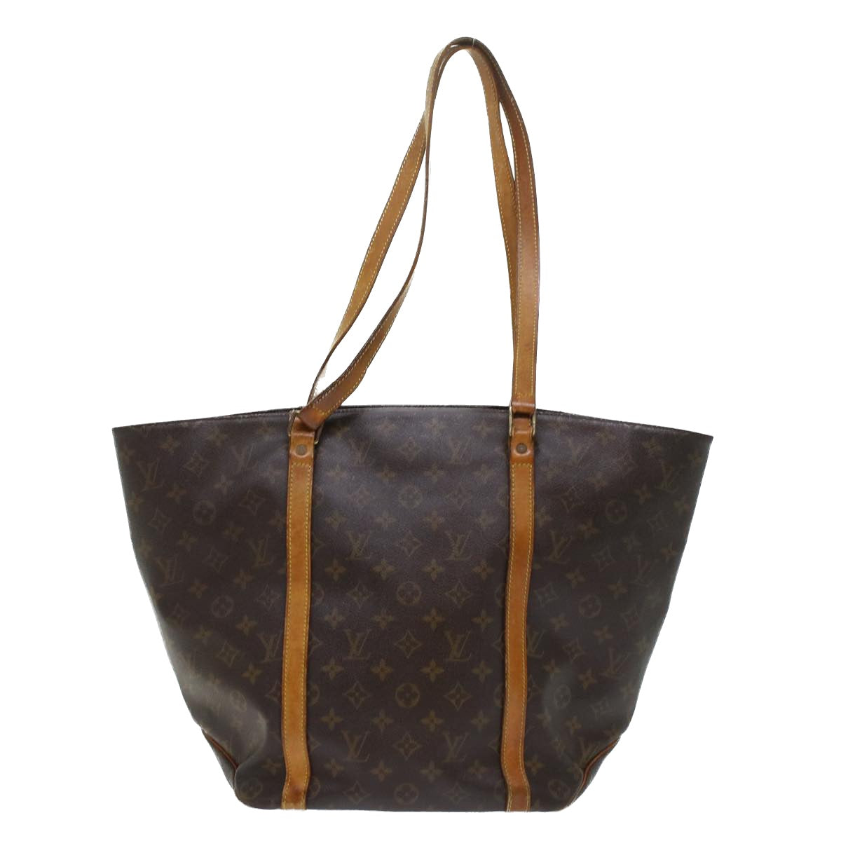 LOUIS VUITTON Monogram Sac Shopping Tote Bag M51108 LV 45411