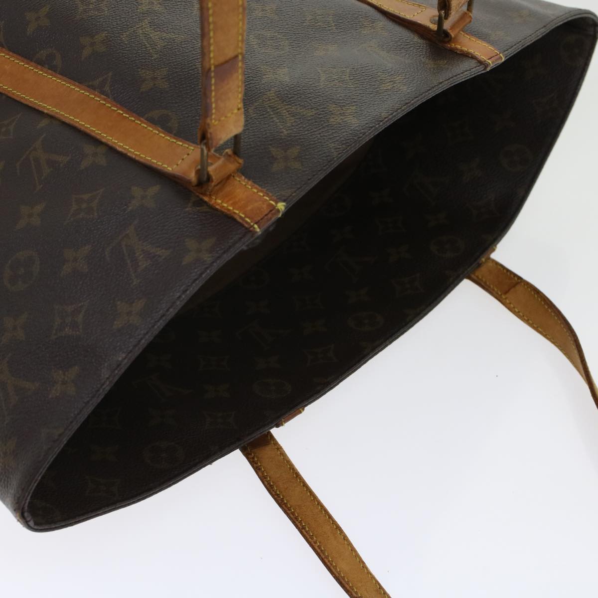 LOUIS VUITTON Monogram Sac Shopping Tote Bag M51108 LV 45411