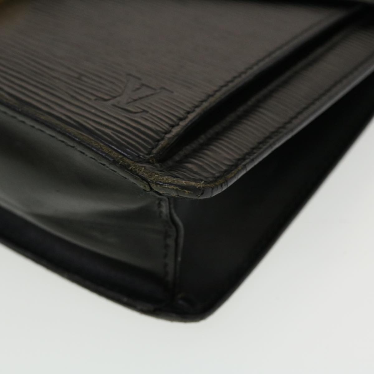 LOUIS VUITTON Epi Serie Dragonne Hand Bag Black M52612 LV 45416