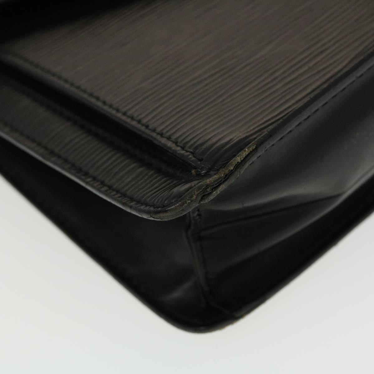 LOUIS VUITTON Epi Serie Dragonne Hand Bag Black M52612 LV 45416
