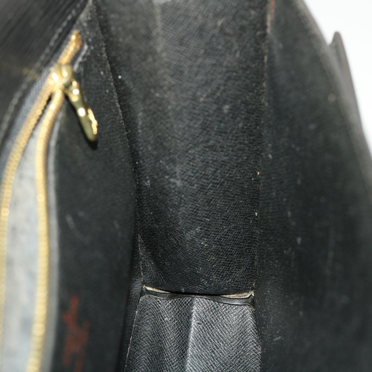 LOUIS VUITTON Epi Serie Dragonne Hand Bag Black M52612 LV 45416