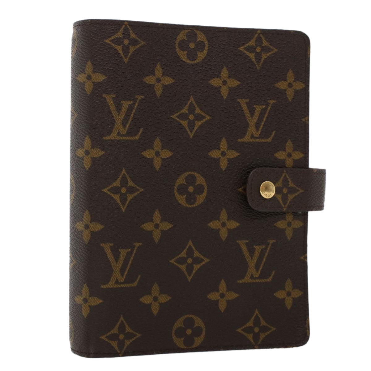 LOUIS VUITTON Monogram Agenda MM Day Planner Cover R20105 LV 45419
