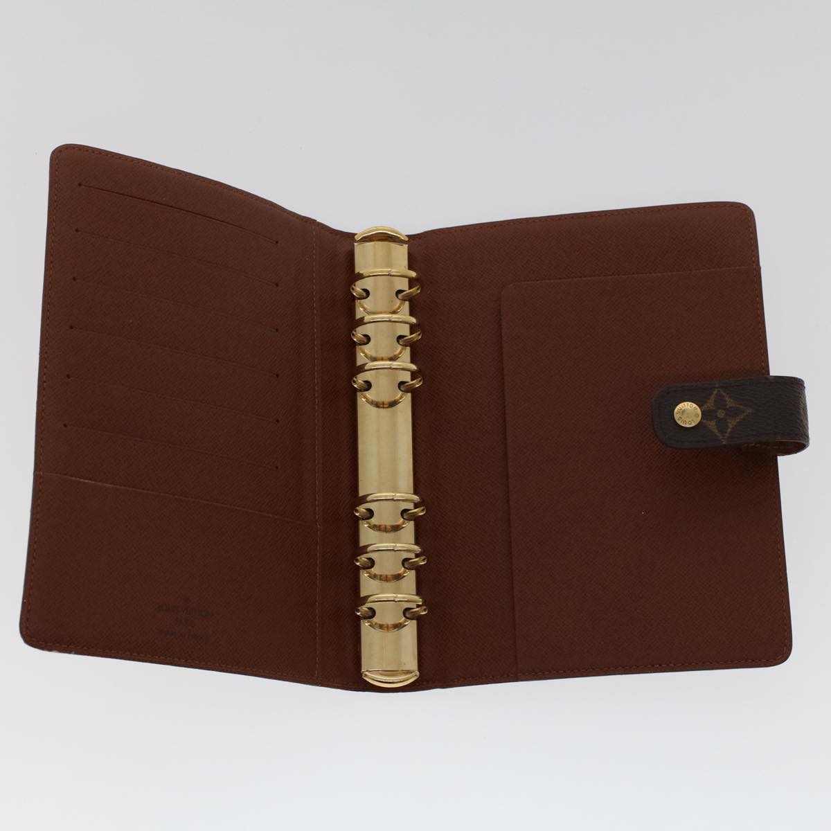 LOUIS VUITTON Monogram Agenda MM Day Planner Cover R20105 LV 45419