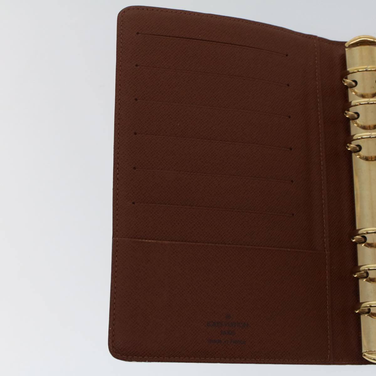 LOUIS VUITTON Monogram Agenda MM Day Planner Cover R20105 LV 45419