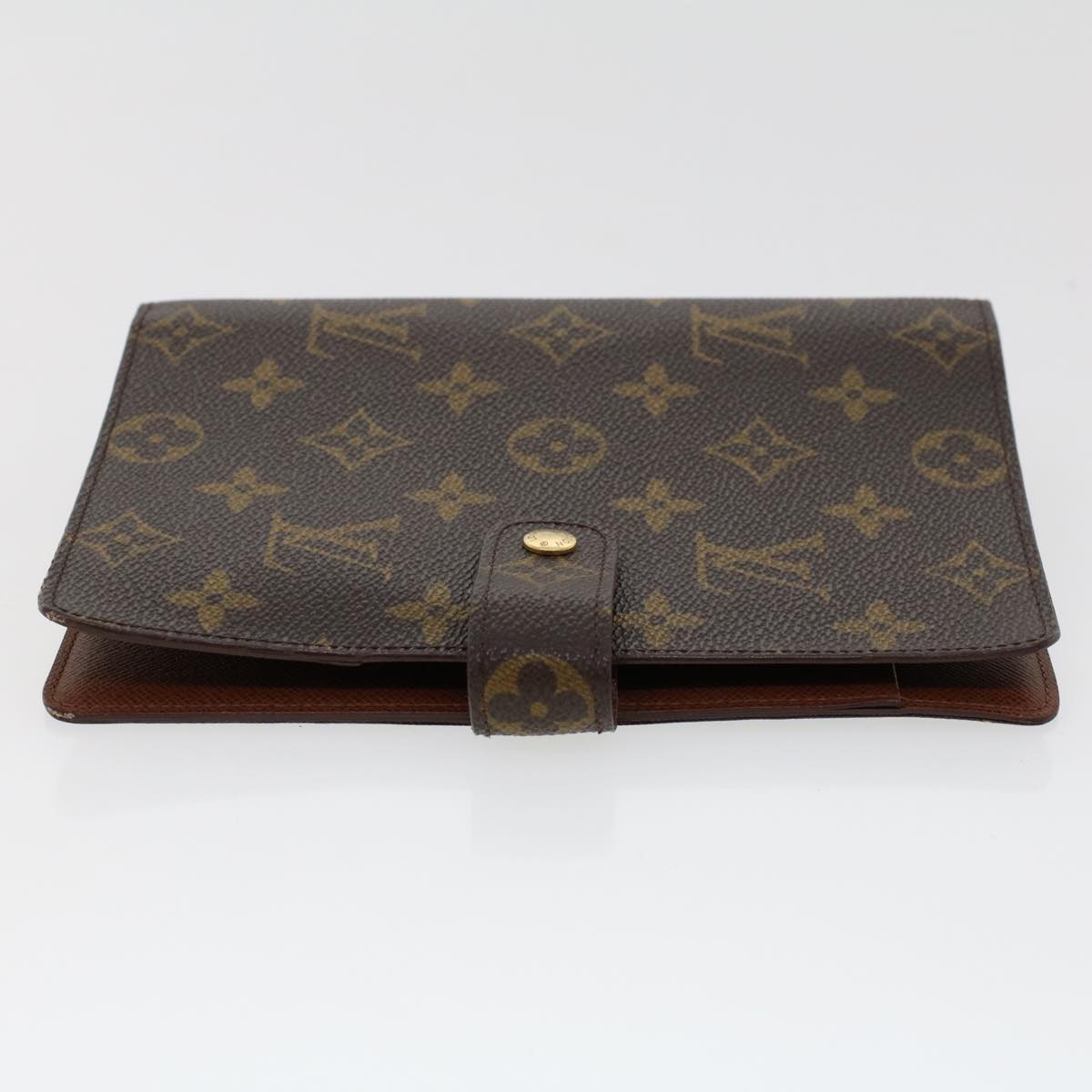 LOUIS VUITTON Monogram Agenda MM Day Planner Cover R20105 LV 45419