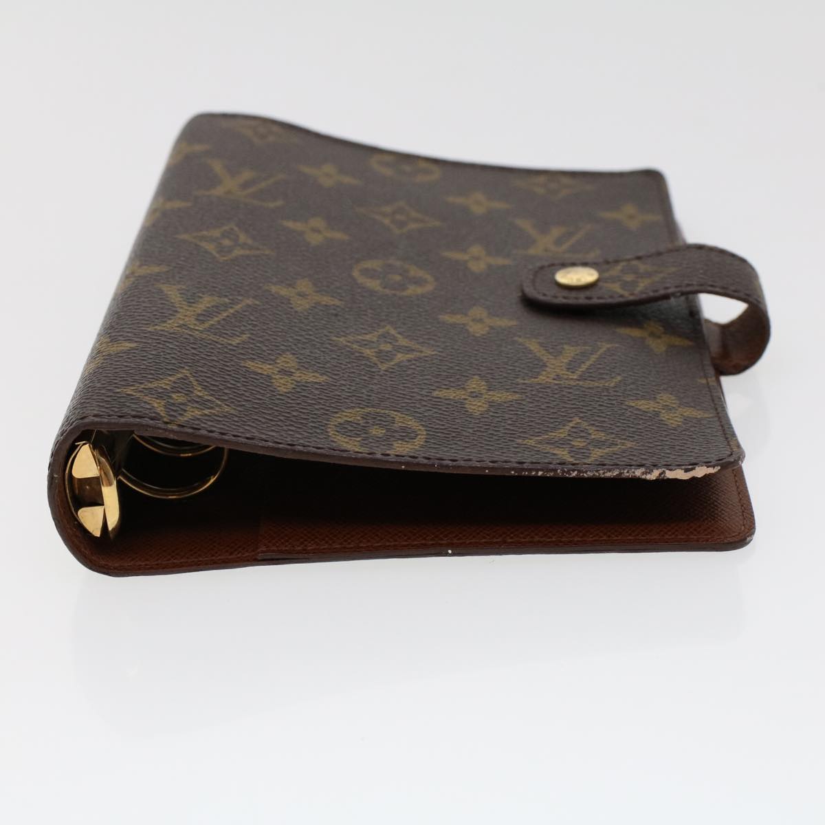 LOUIS VUITTON Monogram Agenda MM Day Planner Cover R20105 LV 45419
