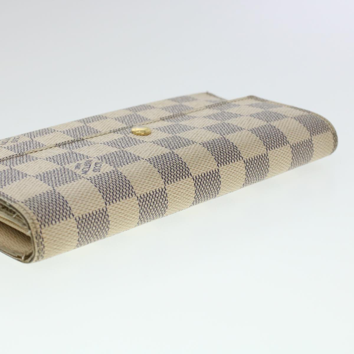 LOUIS VUITTON Damier Azur Portefeuille International Wallet N61732 45420