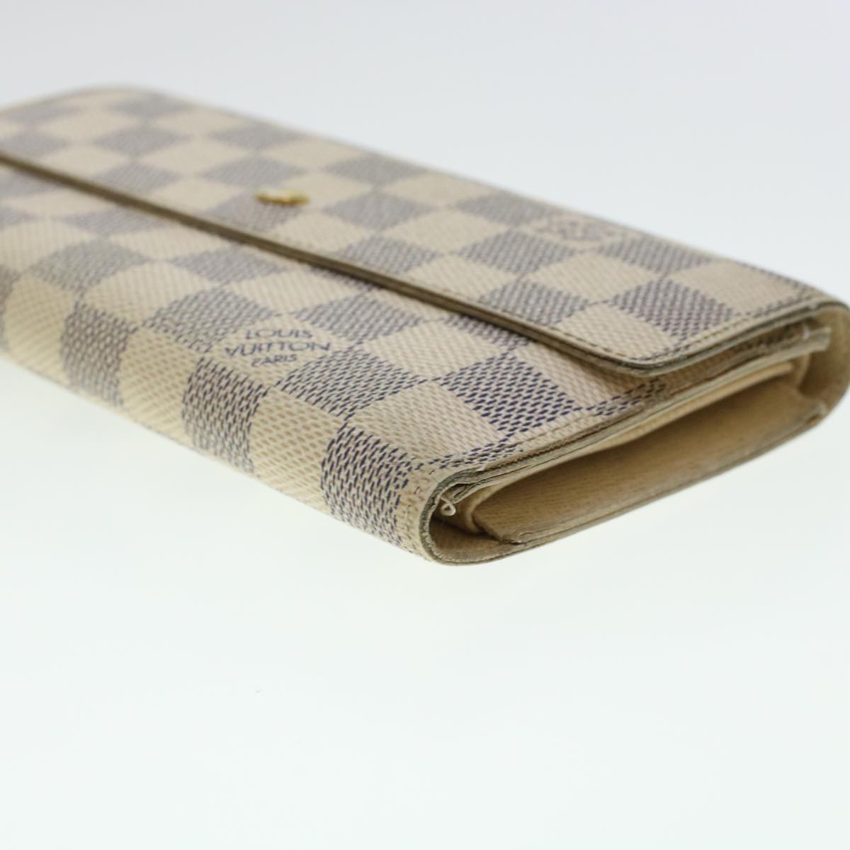 LOUIS VUITTON Damier Azur Portefeuille International Wallet N61732 45420