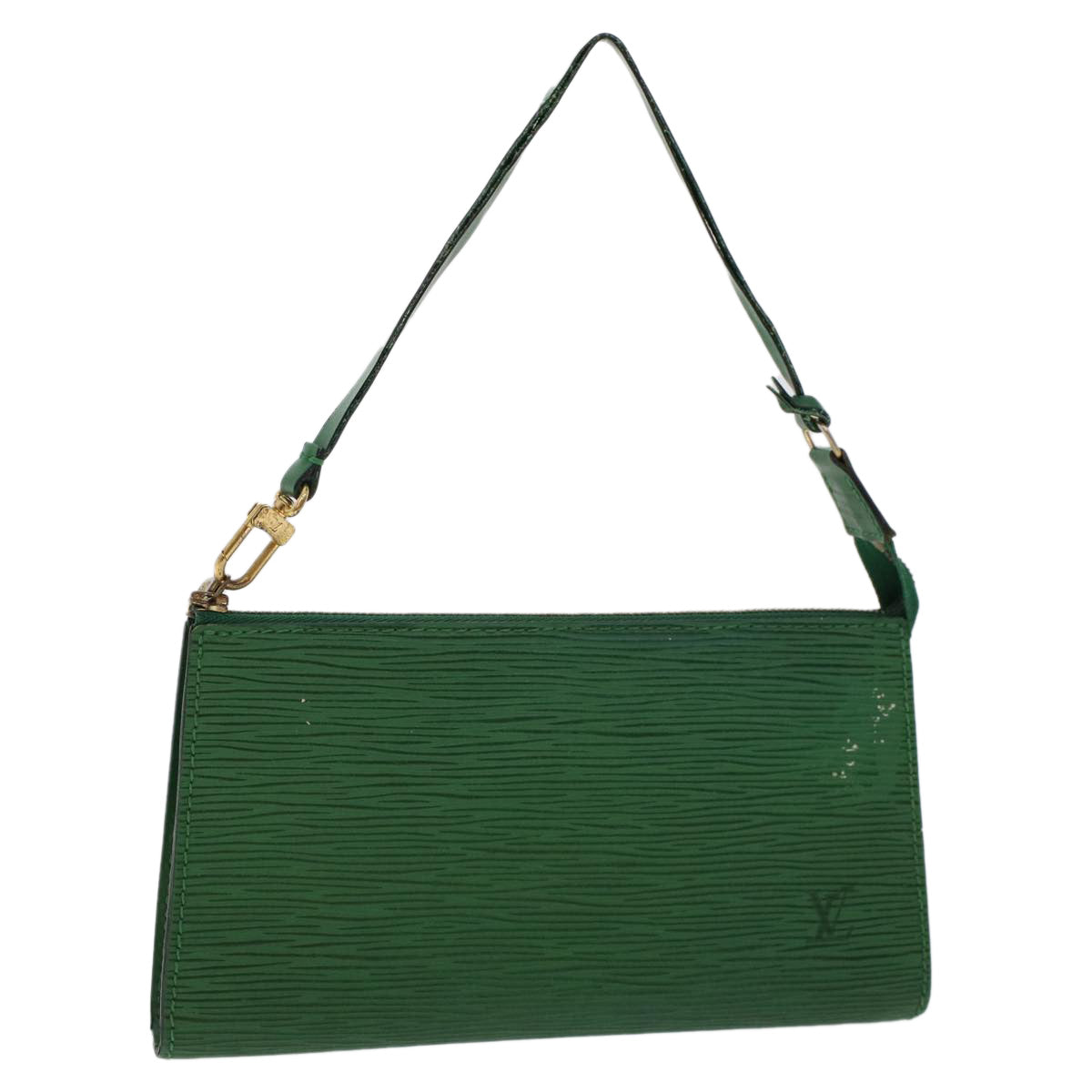 LOUIS VUITTON Epi Pochette Accessoires Accessory Pouch Green M52984 45422
