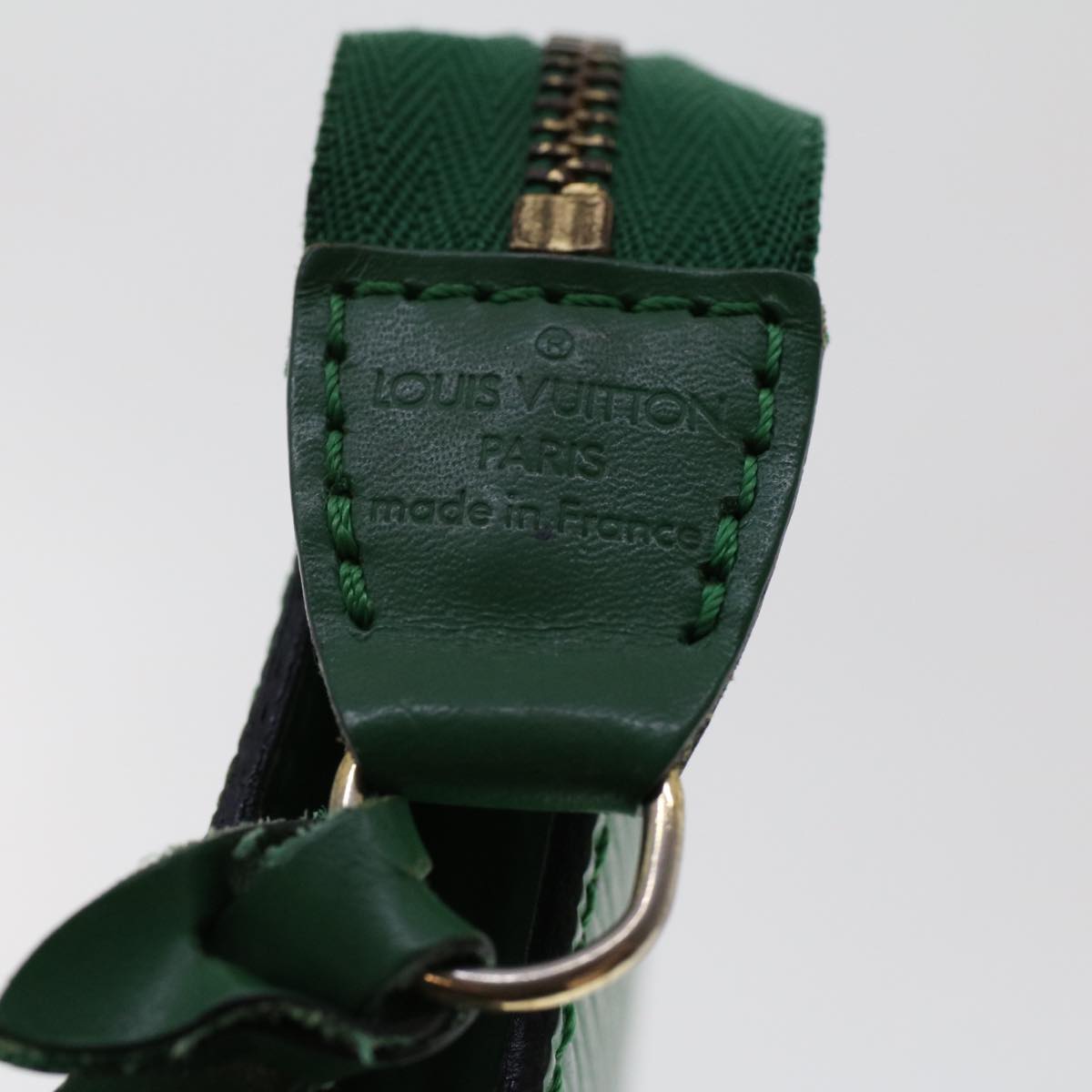 LOUIS VUITTON Epi Pochette Accessoires Accessory Pouch Green M52984 45422