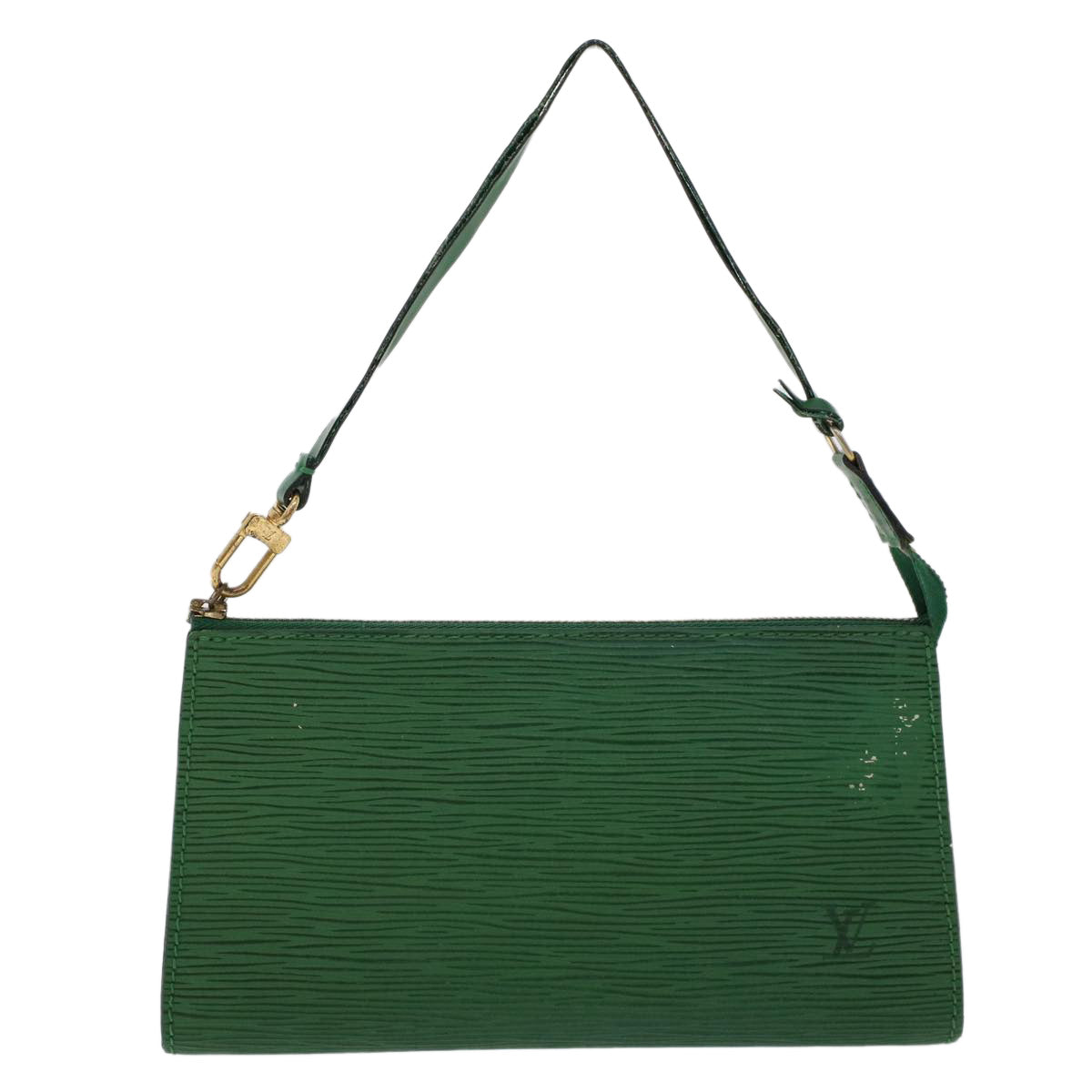 LOUIS VUITTON Epi Pochette Accessoires Accessory Pouch Green M52984 45422